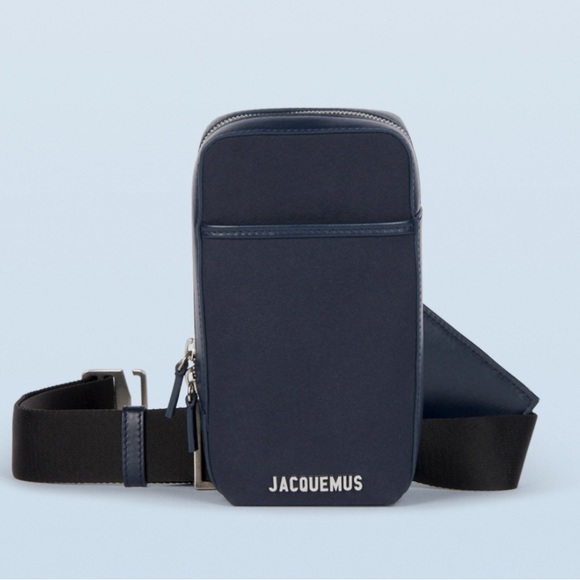 Jacquemus Handbags - SOLD 💕 JACQUEMUS - Le Giardino Crossbody Pouch Bag - Unisex - Dark Navy